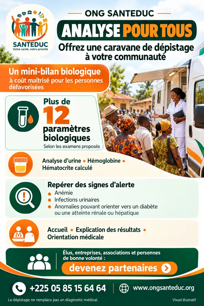 Appel aux partenaires pour offrir des analyses